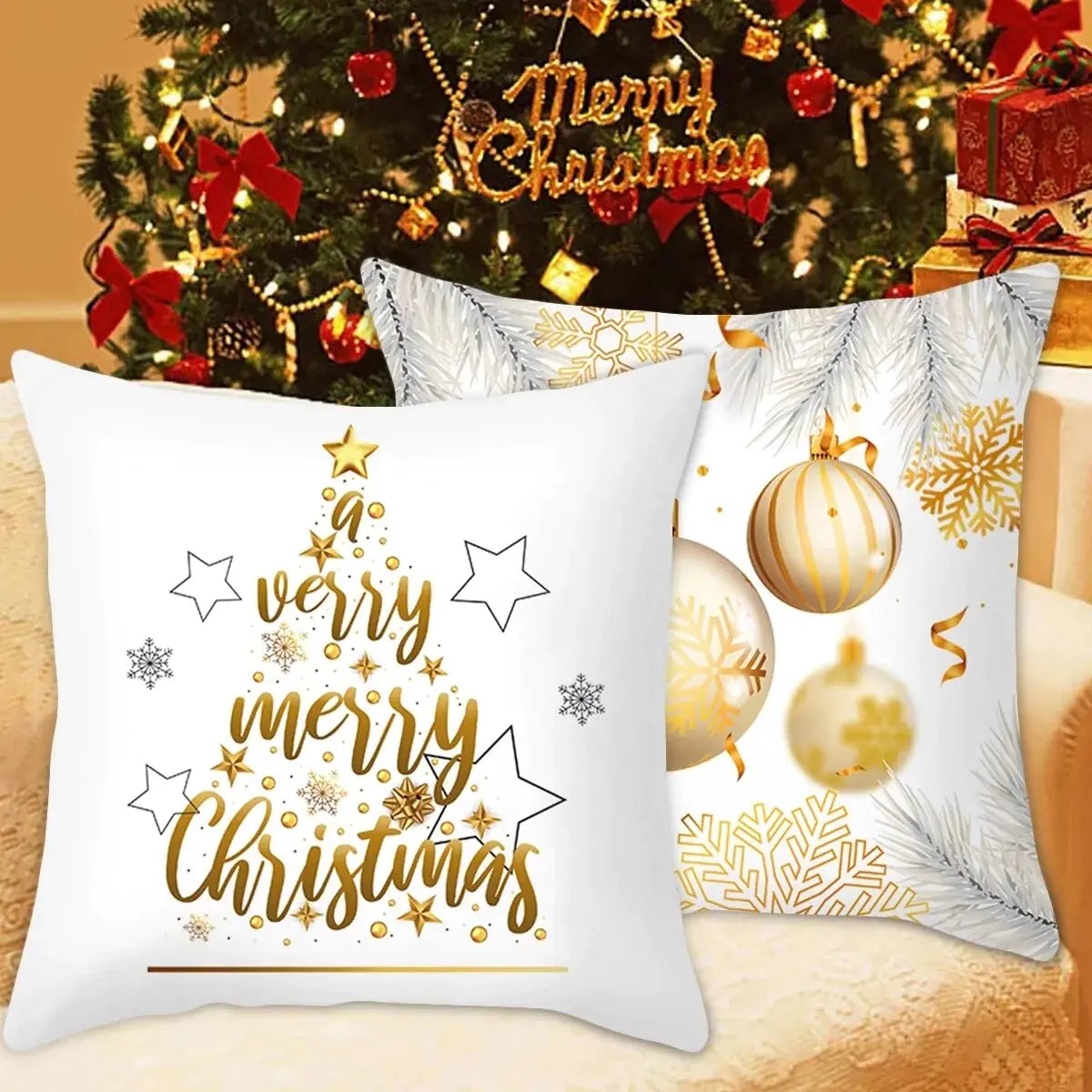 Festive Christmas Pillowcase Set 2023 Rieworkes