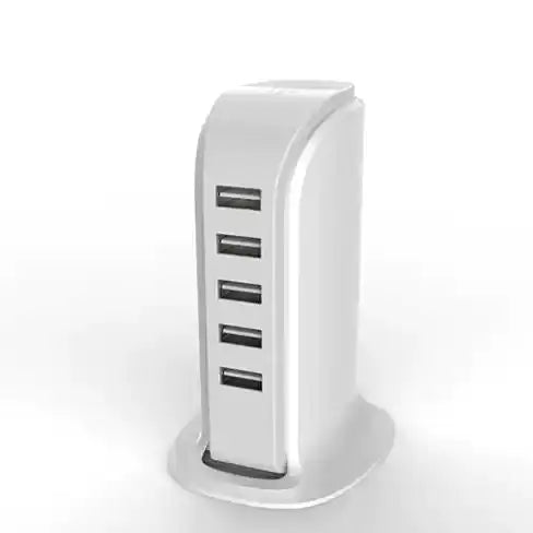 Smart Power Tower for Every Desk at Home or Office Charge any Gadget Rieworkes