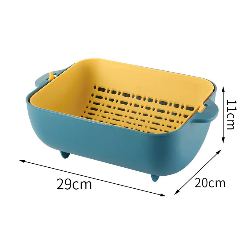 Plastic Fruit Washing Tray for Household Use Rieworkes
