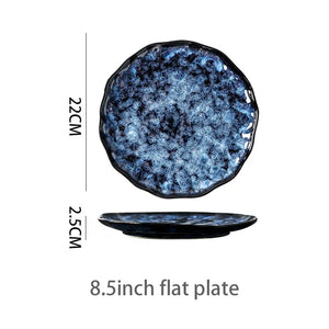 Retro Porcelain Dinner Plates Rieworkes
