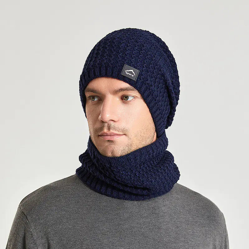 Winter Beanie and Scarf Set for Men and Women (One Set) Mimarta