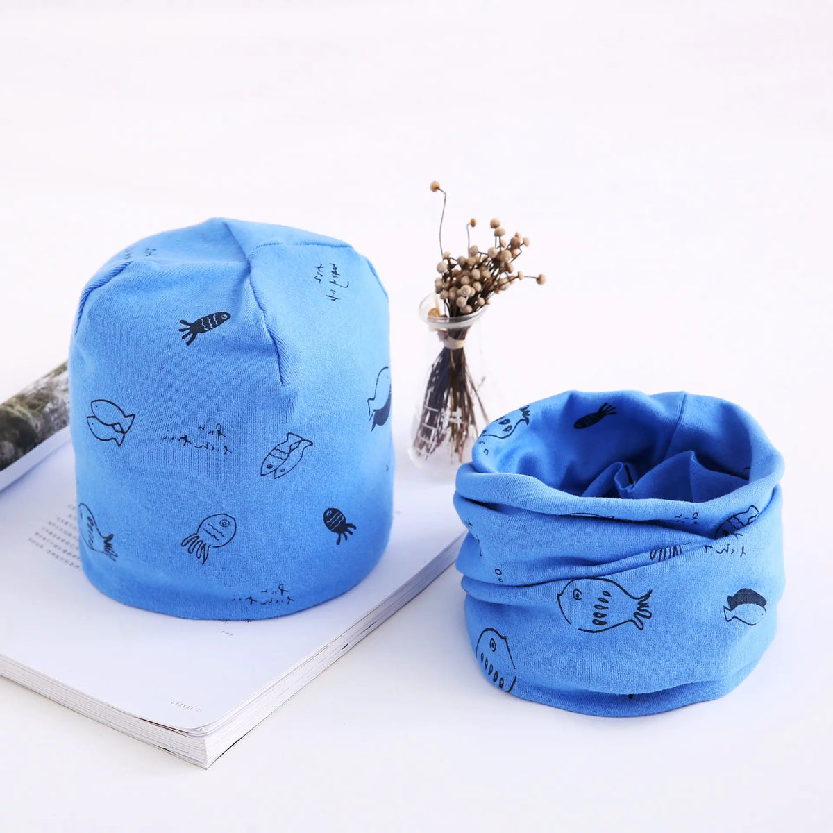 Autumn Winter Baby Cotton Scarf &amp; Hat Set (Wholesale) Mimarta