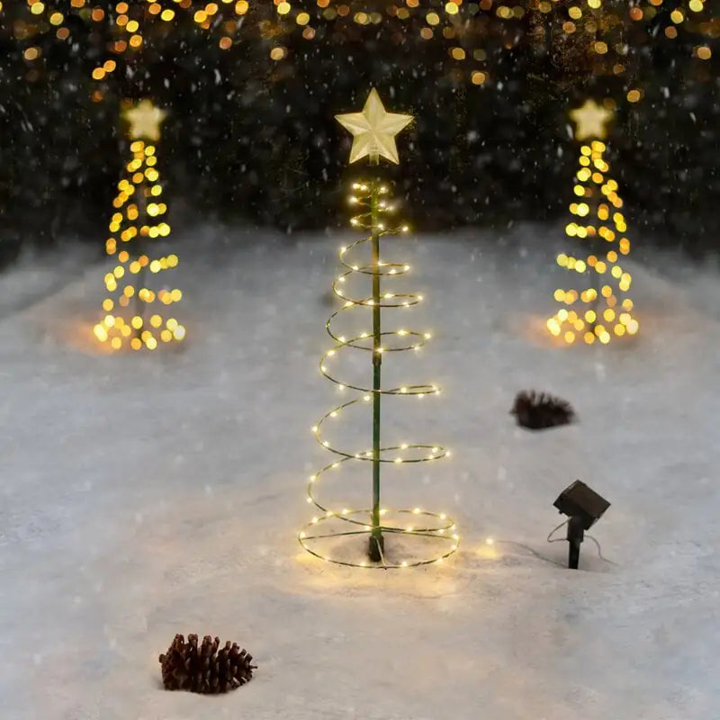 Solar LED Christmas Tree Lights Rieworkes