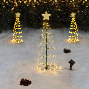 Solar LED Christmas Tree Lights Rieworkes