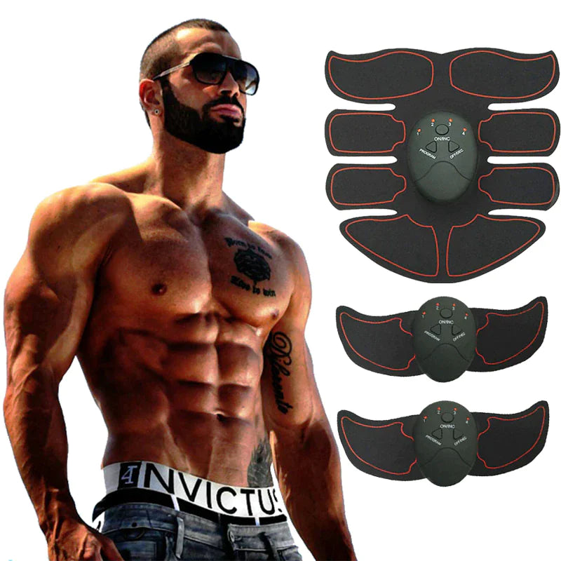 EMS Abdominal Muscle Toning Trainer ABS Stimulator Toner Fitness Binder Gym Belt Rieworkes