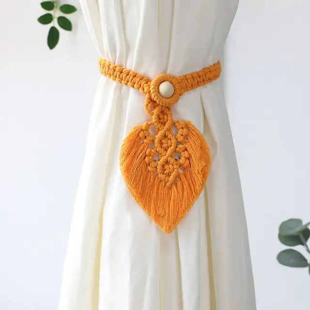 Macrame Room Decoration Curtain Tieback Rope Rieworkes