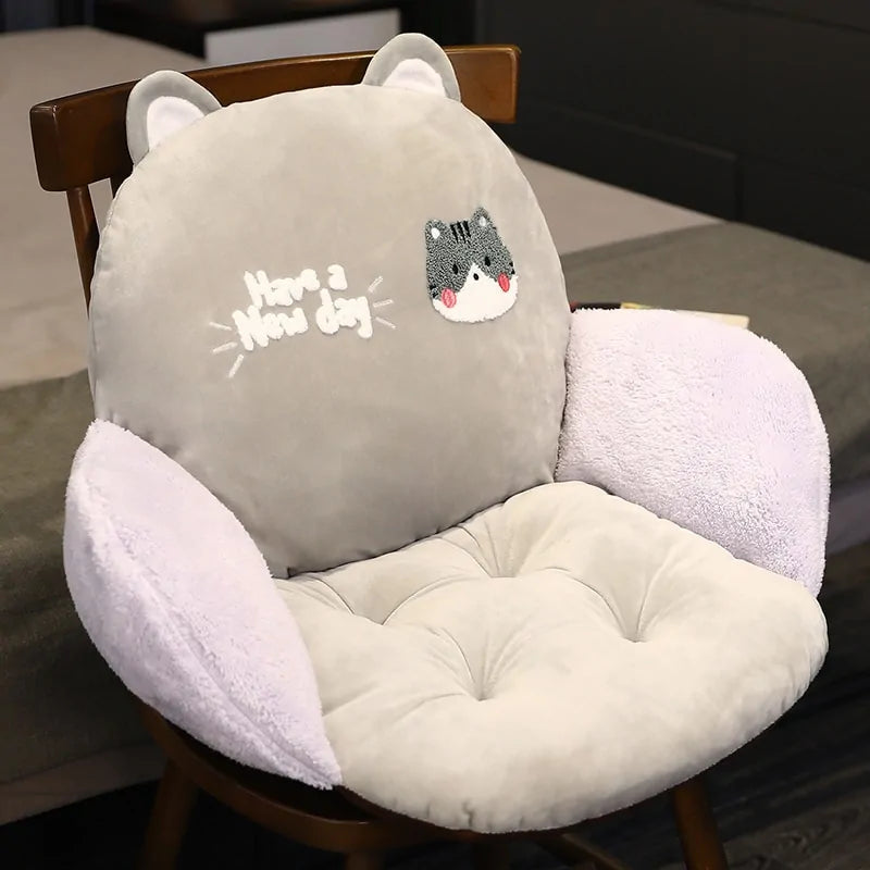 One-piece Chair Cushion: Office/Home Seat Support &amp; Backrest Rieworkes