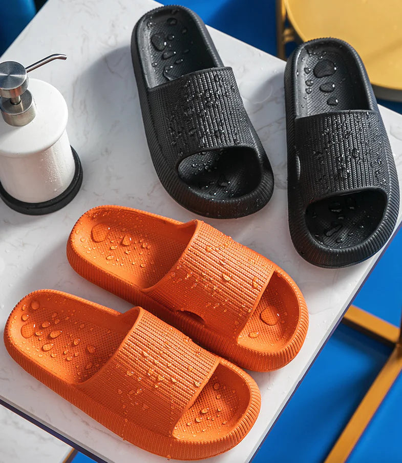 Cozy Pillow Slides Anti-Slip Sandals Ultra Soft Slippers Cloud Home Outdoor Shoe Rieworkes