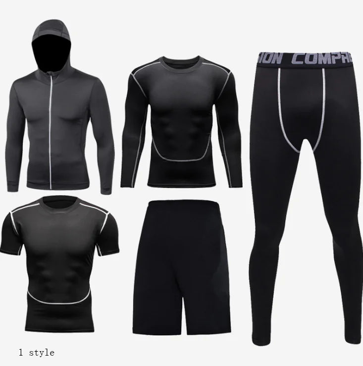 Men's Fitness Outfit Set for Gym and Running Mimarta