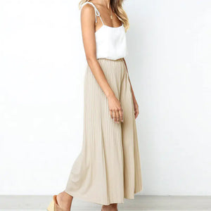 Stylish Loose Wrinkle-Detail Casual Pants for Summer Mimarta