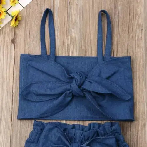 Denim Women's Shirt Set (Shirt Outfit) Mimarta