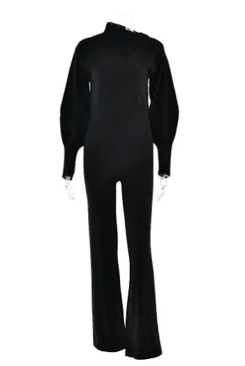 Winter Trendy Hooded Long Sleeve Knit Set (One Set) Mimarta