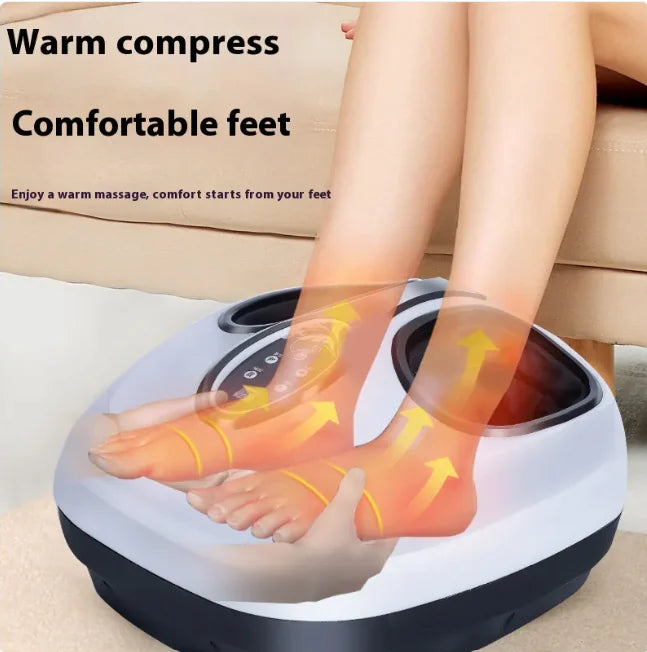 Automatic Shiatsu Foot Massager with Acupoint Kneading &amp; Airbag – Home Electric Heat &amp; Air Pressure Massage Machine Mimarta