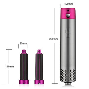 Professional 5-in-1 Hot Air Brush: Electric Hair Styling Tool Set Rieworkes