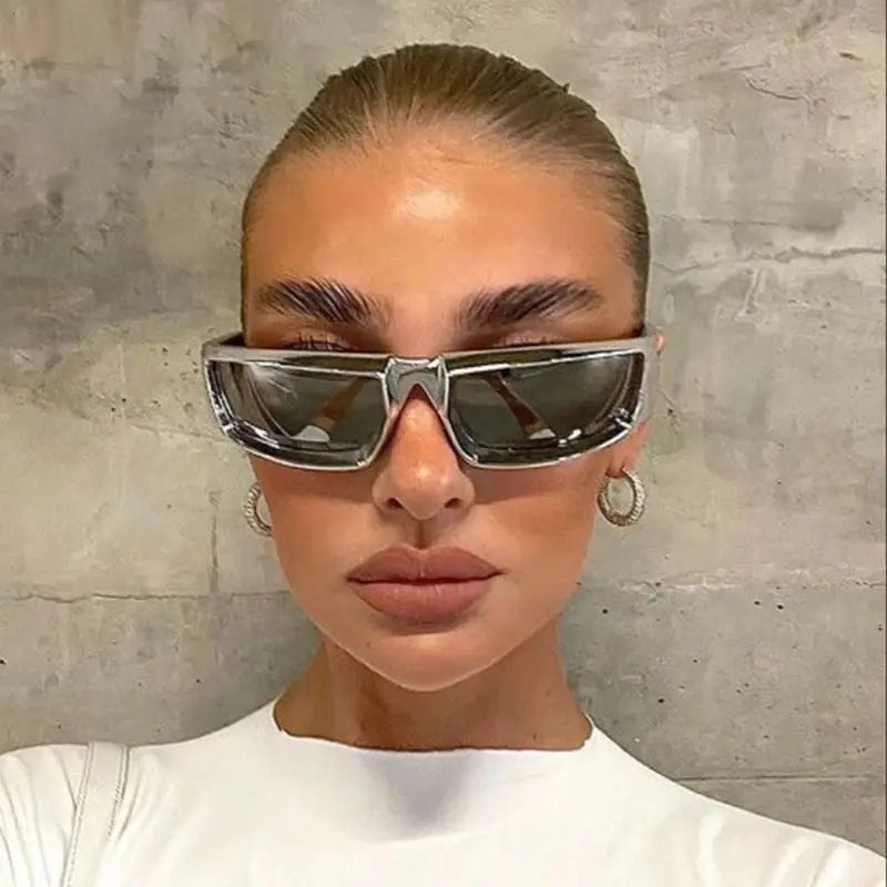 Y2K Sports Punk Sunglasses Women Men Rieworkes