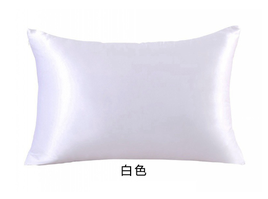 Silk Solid Color Satin Pillowcase Rieworkes