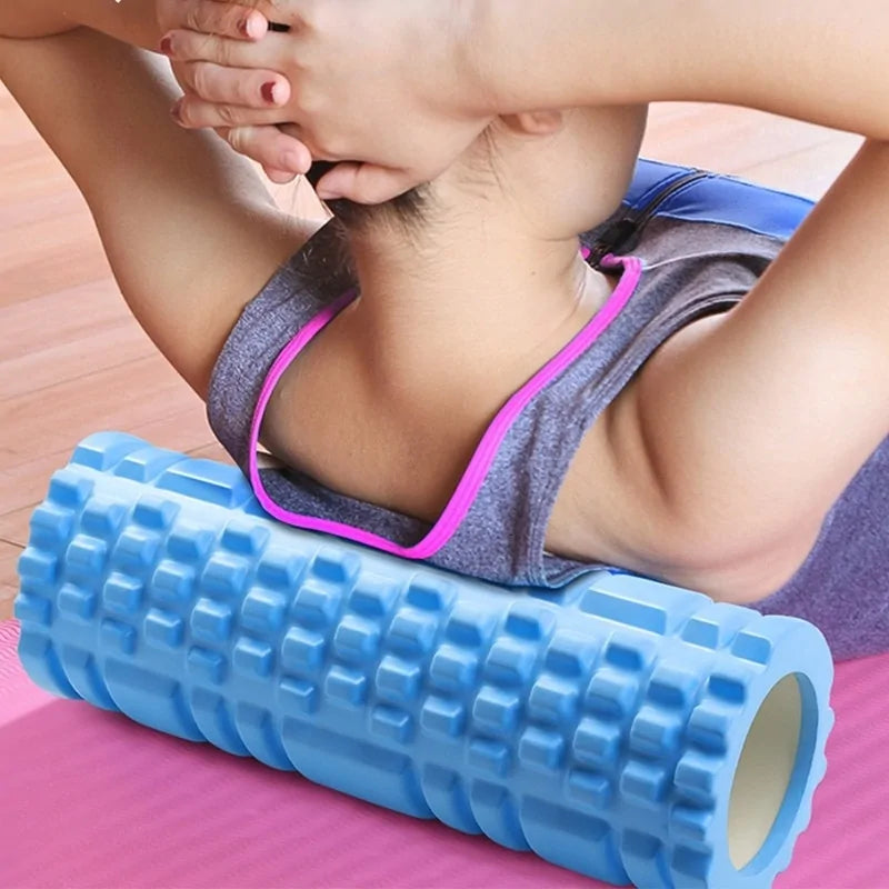 Fitness Foam Roller Set: Yoga Column & Soft Yoga Block Rieworkes