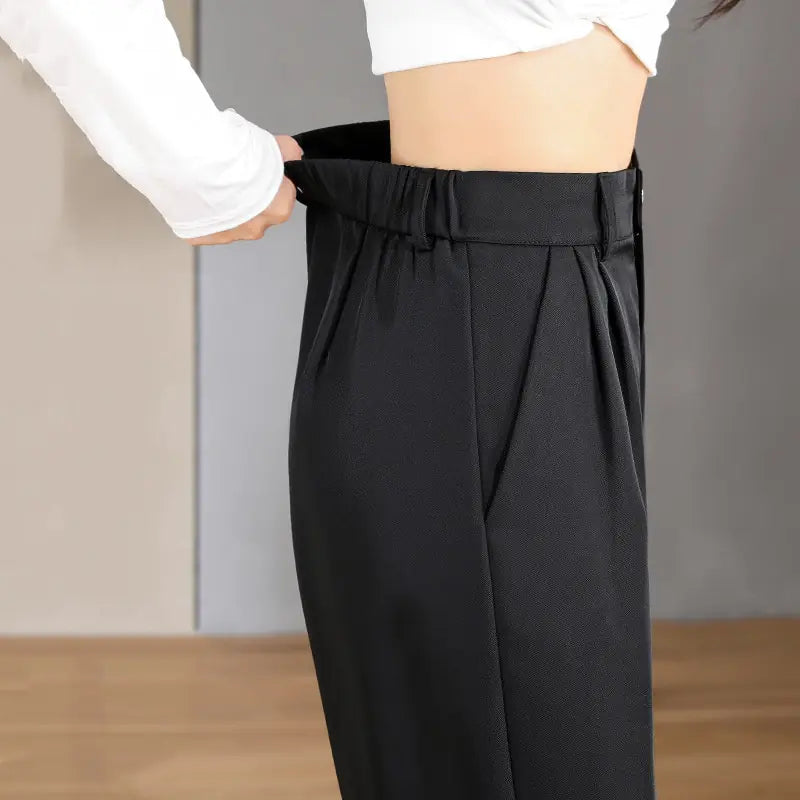 Women Chic Office Wear Straight Pants Rieworkes