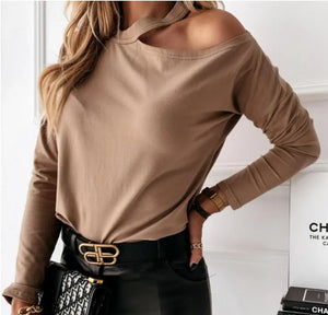 Elegant O-Neck Pullover Rieworkes