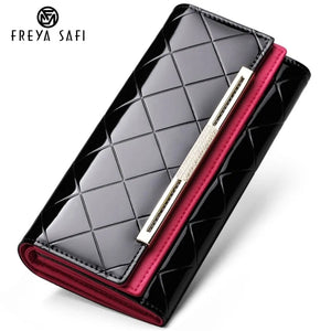 Luxury Women's Cowhide Leather Party Clutch Wallet Rieworkes