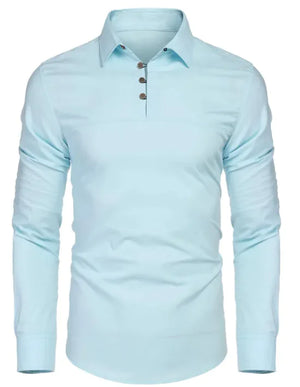 Men's Cotton Linen Shirt Long Sleeved Linen Rieworkes