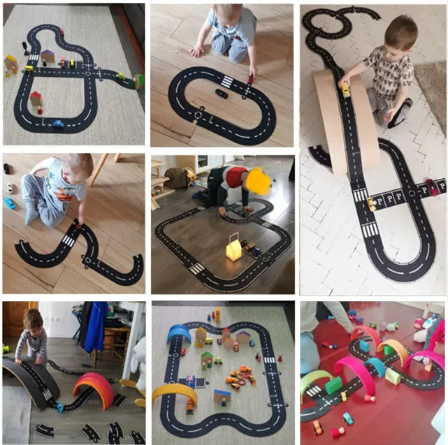 Puzzle Track Racing Set Rieworkes