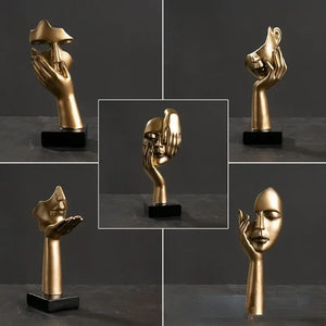 Abstract Character Statue - Nordic Luxury Desktop Decor Mimarta