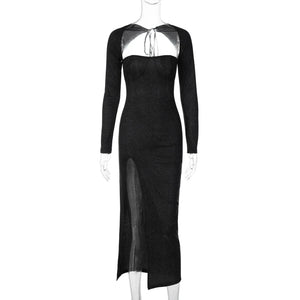 Elegant Maxi Prom Dress Rieworkes