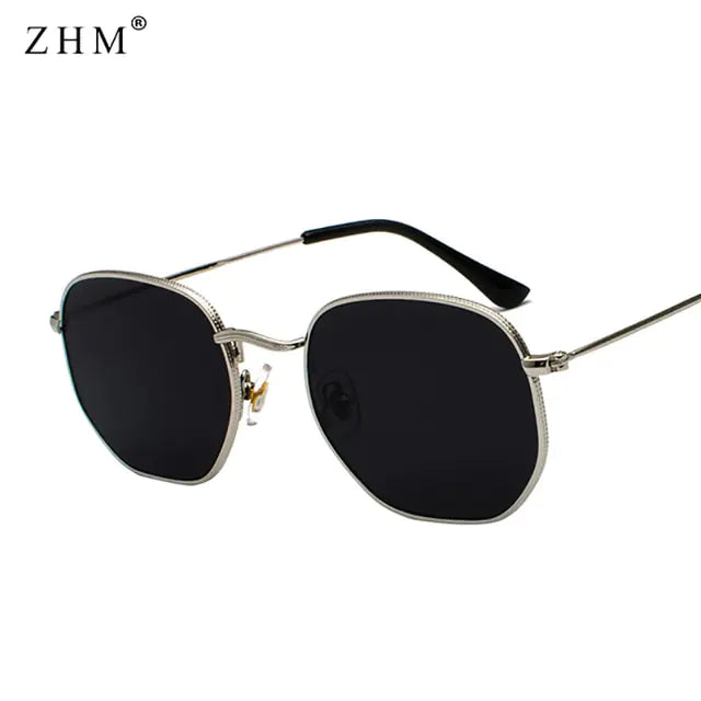 Luxury Sunglasses Classic Square Metal Frame Rieworkes