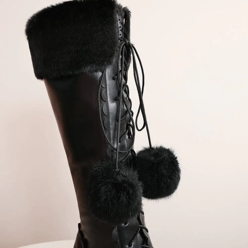 High Boots Winter Warmer Fur Boots Rieworkes