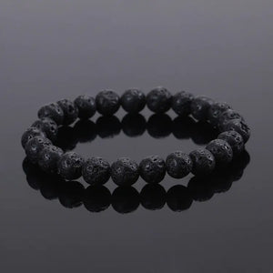Elastic Beaded Bracelet with Natural Tiger Eye Stones Mimarta