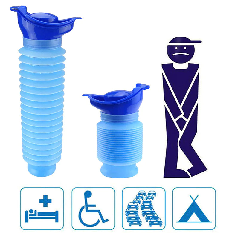 Male Female Portable Urinal Travel Camping Car Toilet Pee Bottle Emergency Kit Rieworkes