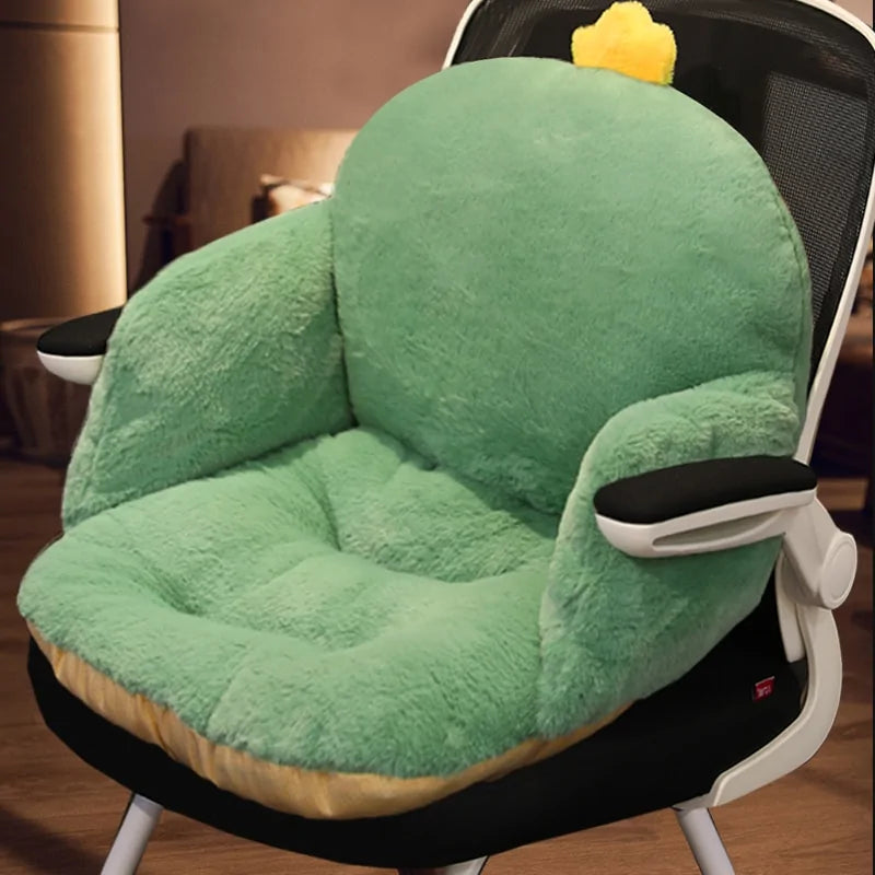 One-piece Chair Cushion: Office/Home Seat Support &amp; Backrest Rieworkes