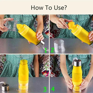 Travel Infuser Fruit Juice Bottle Rieworkes