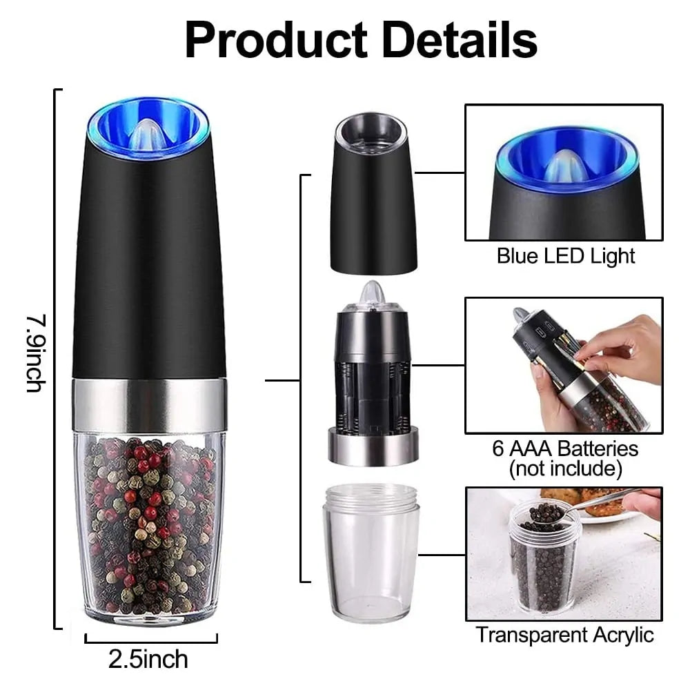 MLIA Set Electric Pepper Mill Rieworkes