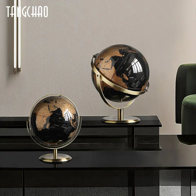 Home Decor World Globe Retro Map Globe Office Decor Accessories Rieworkes