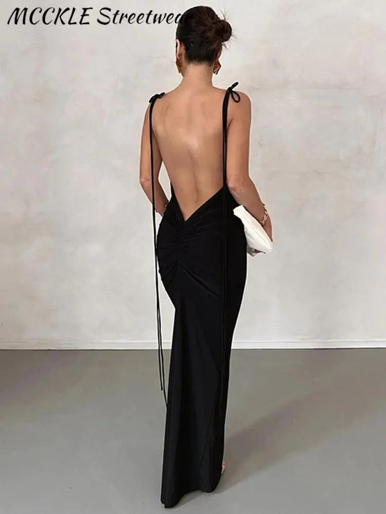 Sexy Backless Party Dress Rieworkes