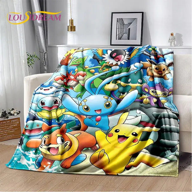 Pokemon Soft Plush Blanket Rieworkes