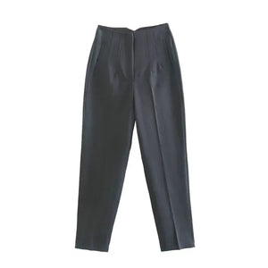 Chic Office Lady Straight Pants Rieworkes