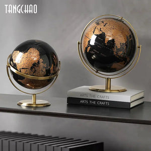 Home Decor World Globe Retro Map Globe Office Decor Accessories Rieworkes