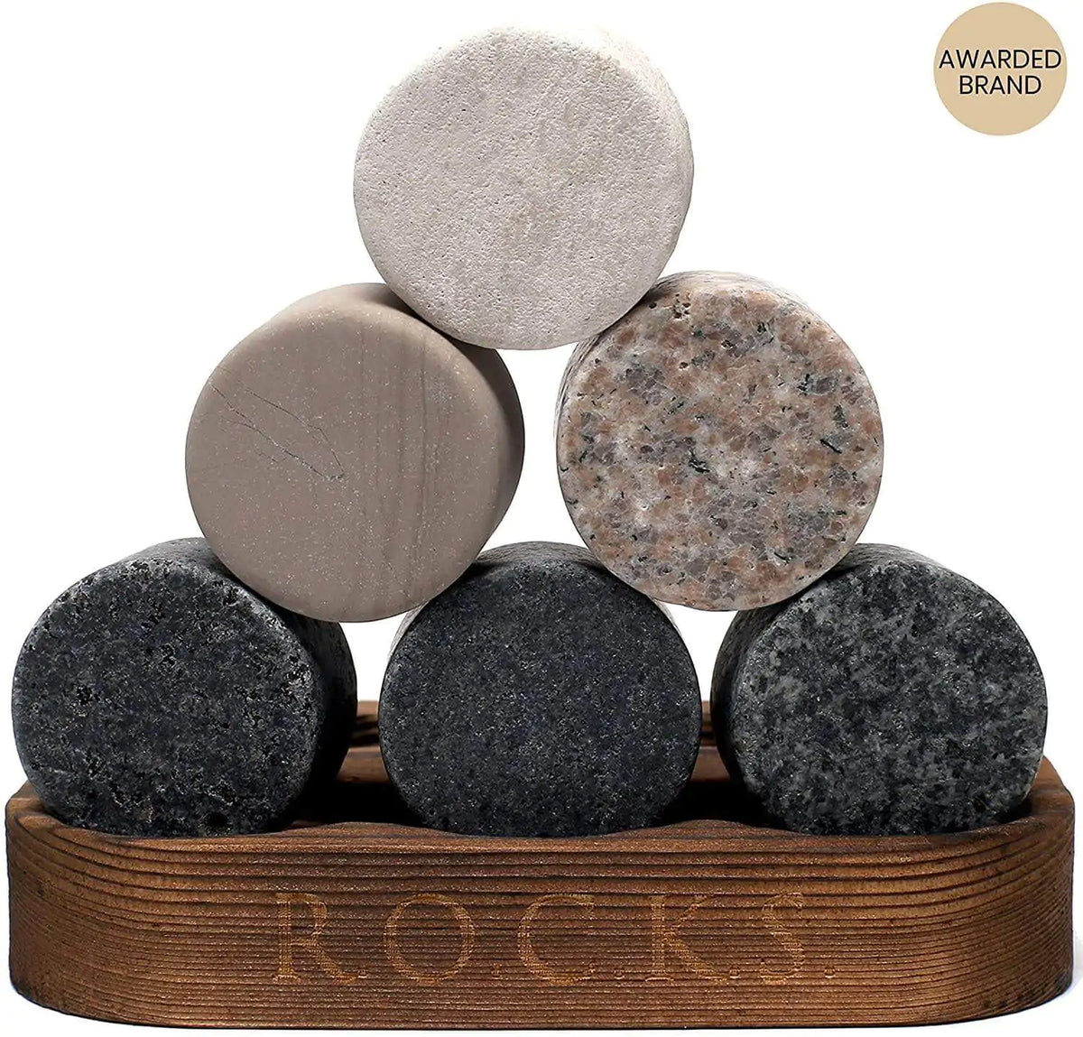The Connoisseur's Set - Whiskey Stones &amp; Twist Glass Edition Mimarta