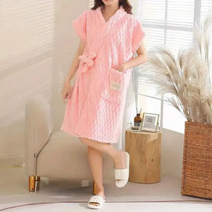 Yunduoge Girls' Absorbent Bath Skirt Robe Mimarta