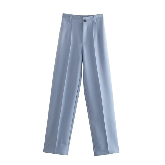 Office Wear Straight Pants Rieworkes
