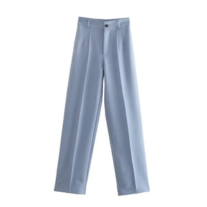 Office Wear Straight Pants Rieworkes