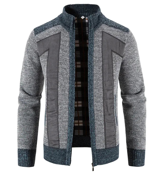 Men’s Stand Collar Plush Sweater Rieworkes