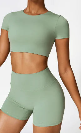 Women's 2-Piece Quick-Drying Yoga and Running Set Mimarta