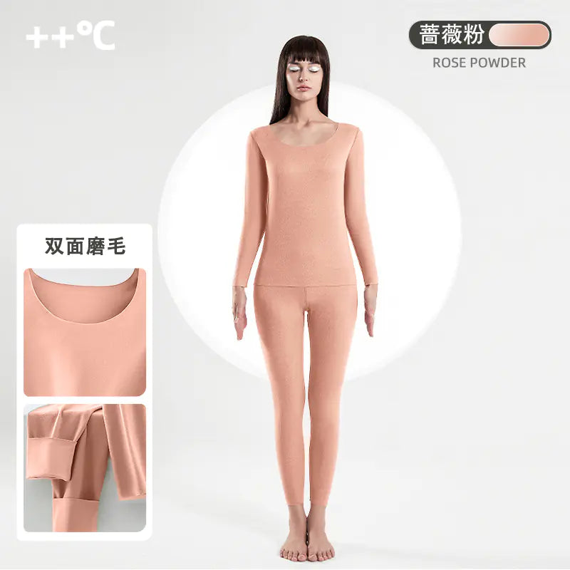 Women’s Thermal Long Johns Seamless Winter Underwear Set Mimarta