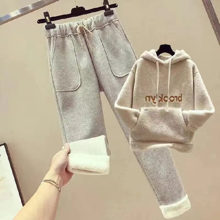 Autumn Winter Fashion Set for Women - Hoodie &amp; Pants Mimarta
