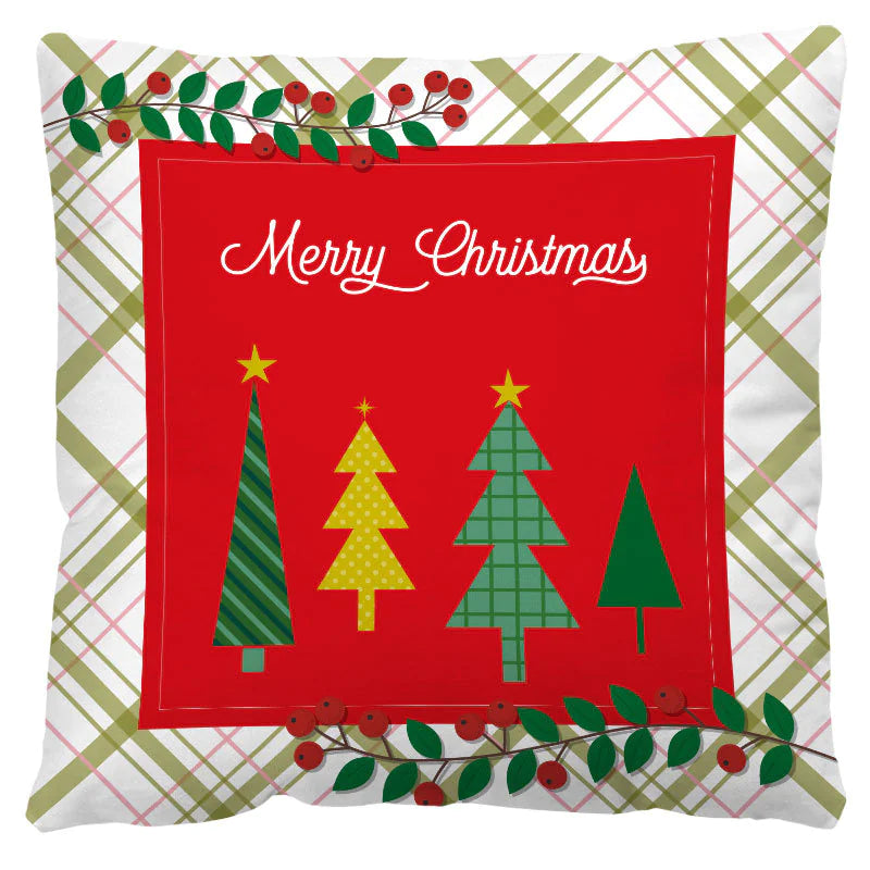 Christmas Plaid Pillow Cover Rieworkes