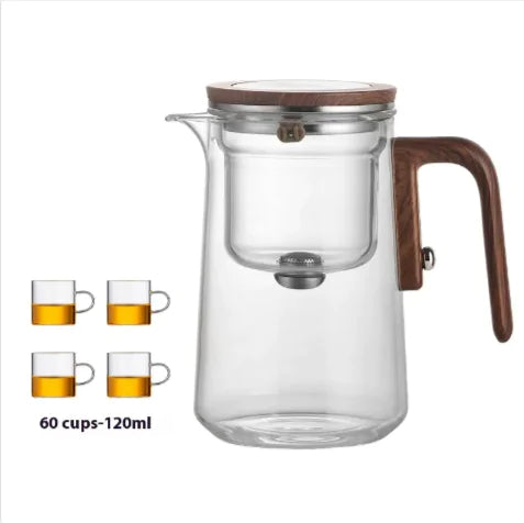 Glass Teapot with Heat-Resistant Filter Mimarta